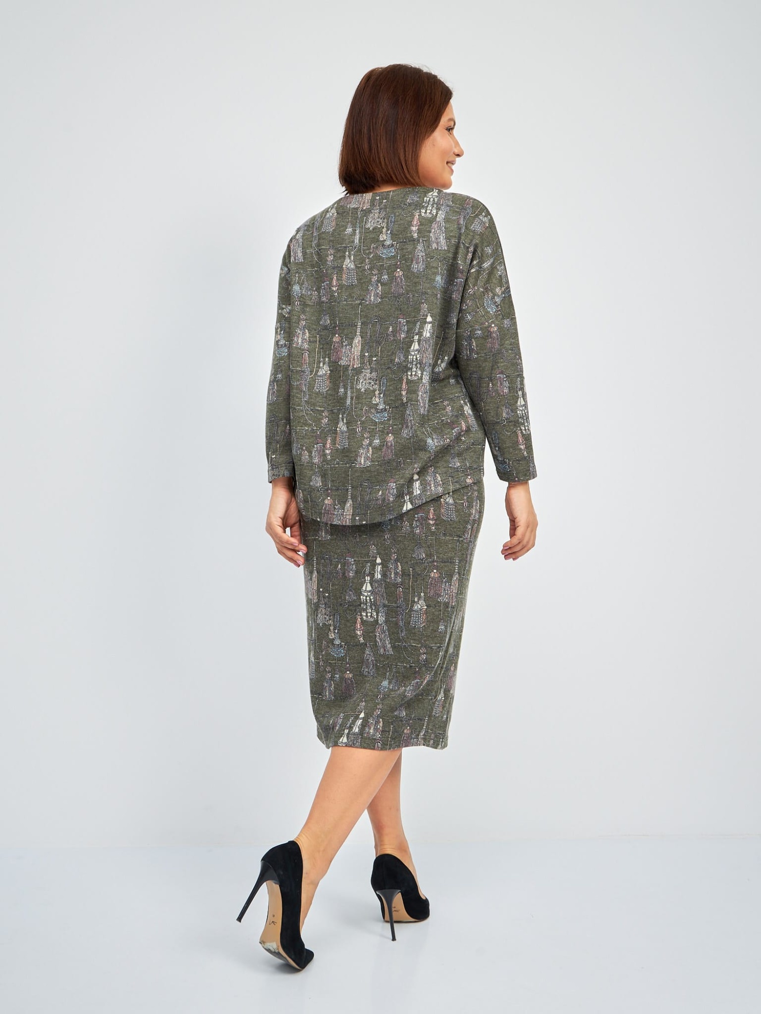 Платье эмитация двойки