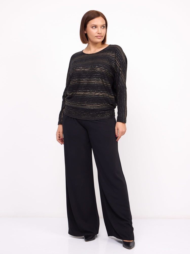 Джемпер с рукавом летучая мышь