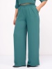 Брюки широкие на резинке